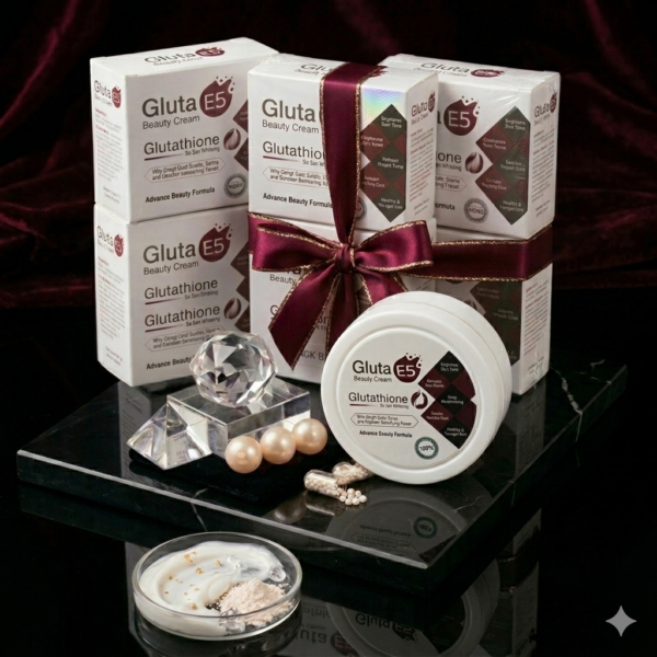 Gluta E5 Whitening & Brightening Cream 6 Pack Bundle